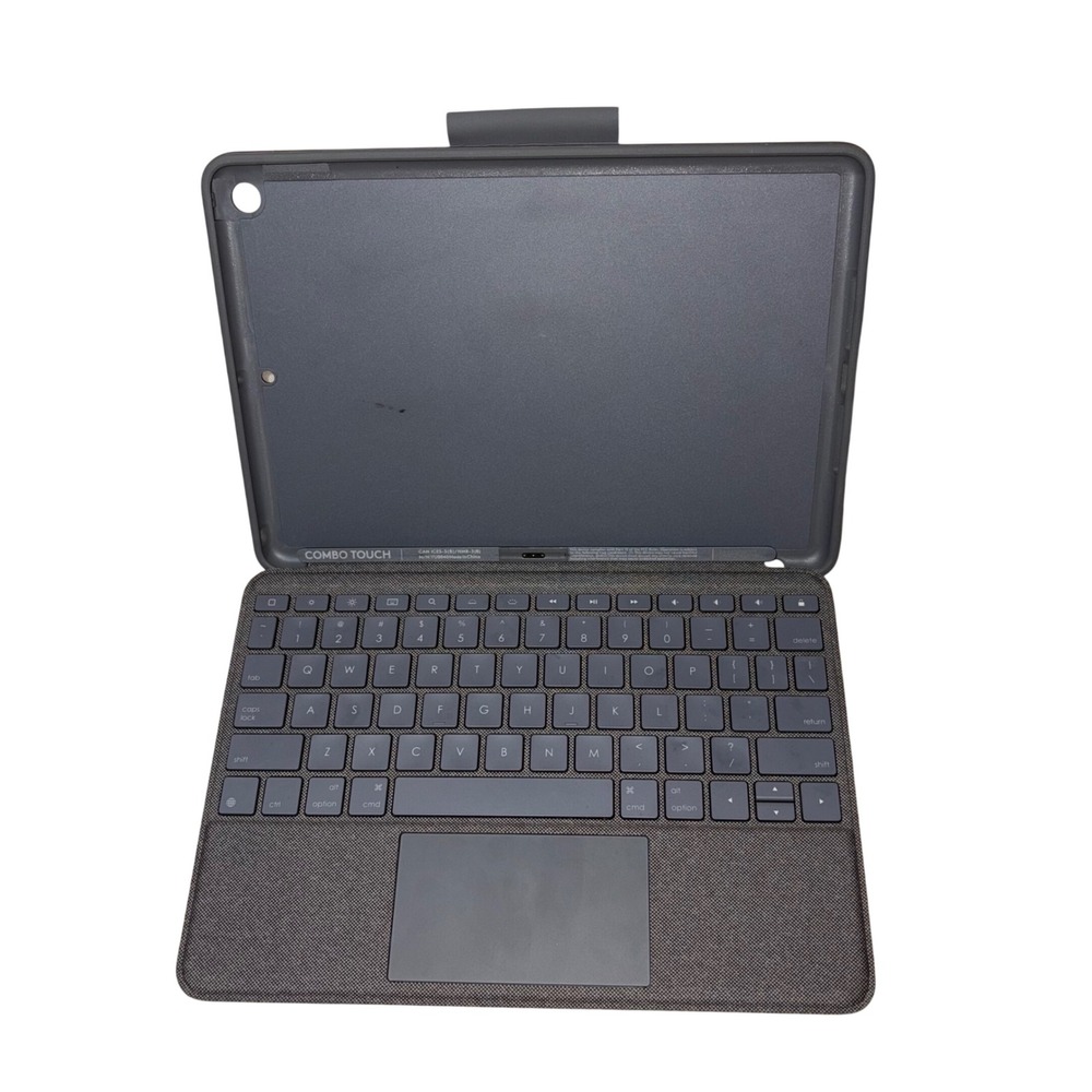 Logitech Combo Touch iPad Keyboard Case Oxford Grey Trackpad Smart‎ Connector